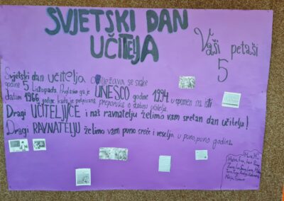 Plakat učenika 5. razreda