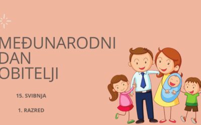 Međunarodni dan obitelji u 1. razredu