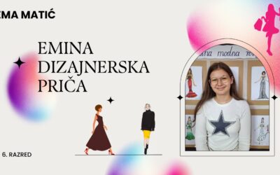 Naša talentirana dizajnerica: Ema Matić iz 6. razreda