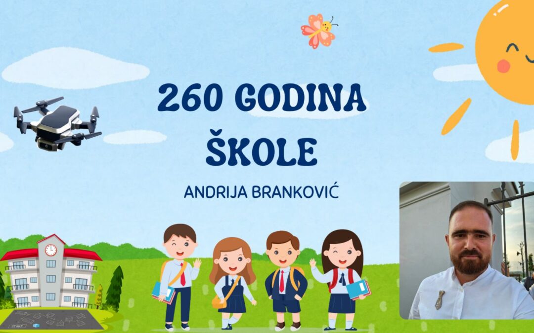 Andrija Branković zabilježio proslavu 260 godina škole iz zraka