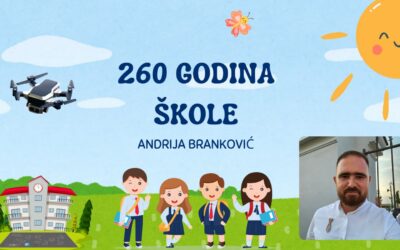 Andrija Branković zabilježio proslavu 260 godina škole iz zraka