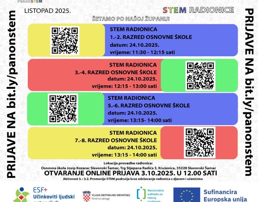 PANONSTEM STIŽE U SLAVONSKI ŠAMAC!OŠ Josip Kozarac – 24. listopada 2025.