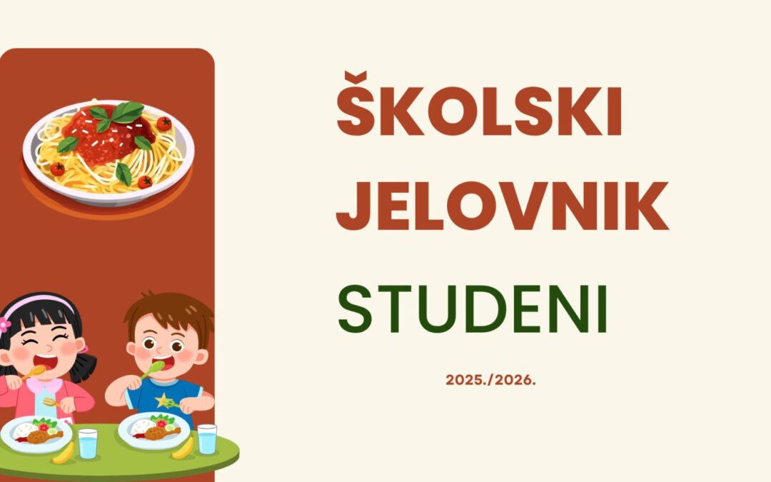 Školski jelovnik za studeni