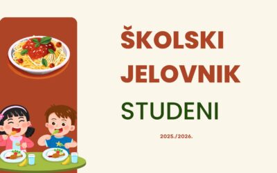Školski jelovnik za studeni