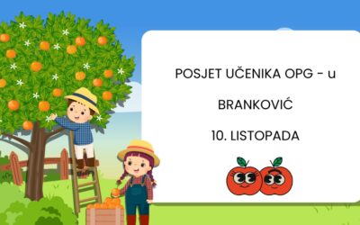 Posjet učenika OPG-u Branković
