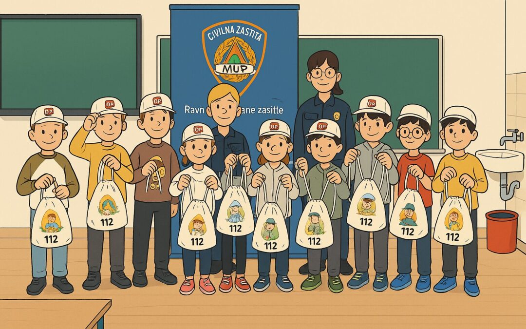 Projekt „Moj sigurni ruksak – Štitko i Štetko uče djecu što činiti kad se zemlja trese“