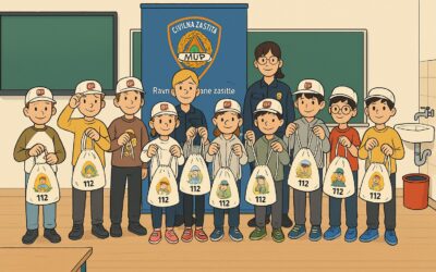 Projekt „Moj sigurni ruksak – Štitko i Štetko uče djecu što činiti kad se zemlja trese“