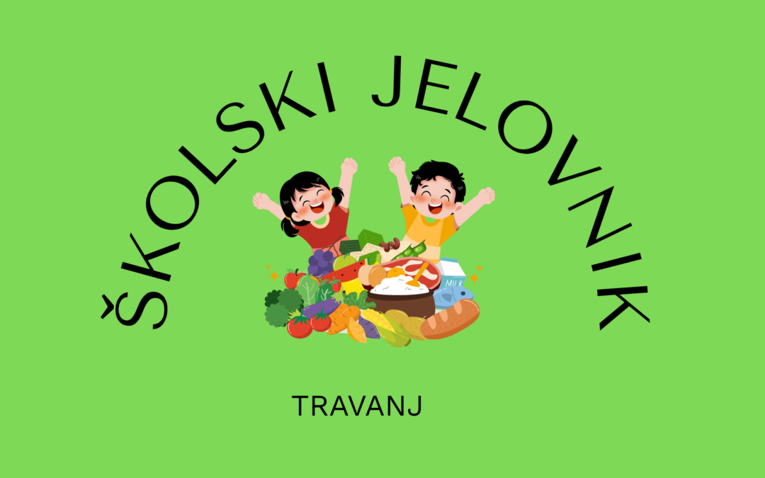 Školski jelovnik za travanj