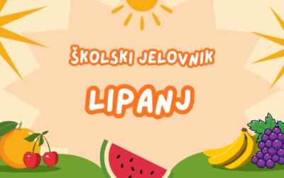 Školski jelovnik za lipanj