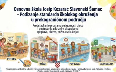 PROSTOR ZNANJA: UNAPRJEĐENJE UVJETA NASTAVE U RH I BIH: Održana druga projektna aktivnost posvećena sigurnosti djece i djelatnika te stjecanja znanja o postupanju u kriznim situacijama